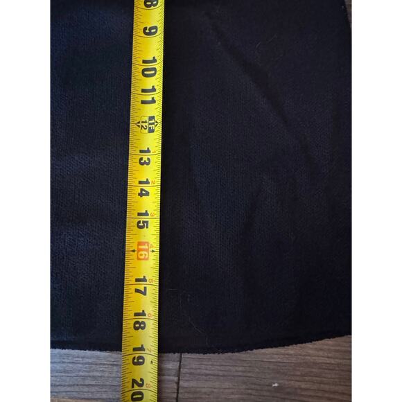 St John Collection Wool Santana Black A Line Knit Pull On Pencil Skirt Size 2 - Picture 6 of 8
